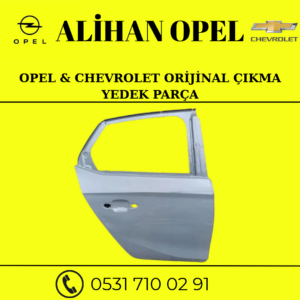 Opel Corsa F Sağ Arka Kapı Orijinal Çıkma